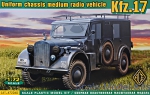 ACE72260 Kfz.17 - uniform chassis medium radio vehicle