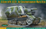 Artillery: 10,5cm leFH-16 Sfl. Auf Geschuetzpaner Mark.VI (e), Ace, Scale 1:72