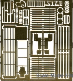PE3514 Photo-etched for Soviet tank T-28 - external parts