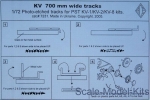 PE7231 KV 700mm wide tracks for PST KV-1/KV-2/KV-8