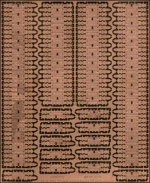 PE7237 PE tracks set for 1/72 T-34 mod.1942 (550mm)