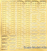 Photo-etched parts: Photo-etched BT-2 tracks set, for UMT kit, Ace, Scale 1:72