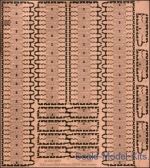 PE7245 Photoetched tracks set for 1/72 T-34 mod.1943