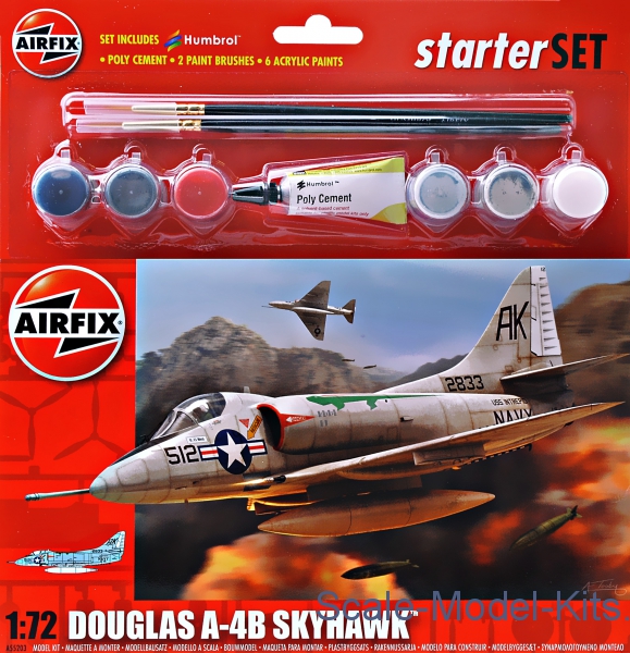 Airfix Gift set Douglas A4B "Skyhawk" plastic scale model kit in