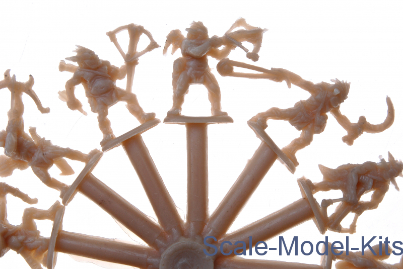 thumbnail image 2 of Alliance 72042 Goblin Warriors Set #2 – 1/72 Scale Plastic Model Figures (48 Pcs) For Dioramas 2 of 6