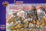 ALL72009 1/72 Alliance 72009 Light Warg Orcs