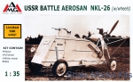 AMG35303 NKL-26 Aerosan (aerosledge, snowmobile) on wheels