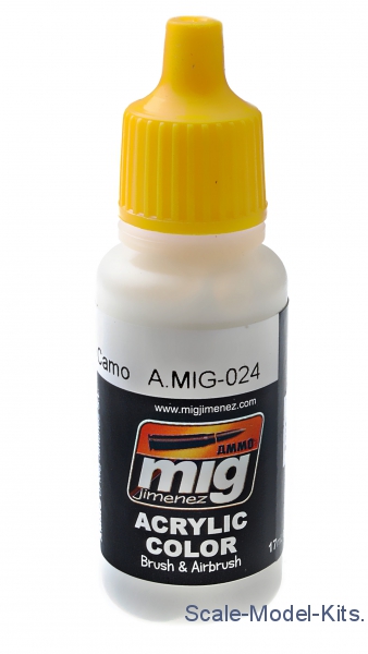 MIG (AMMO) - Acrylic paint: Washable white camo A-MIG-0024 - plastic scale  model kit in scale (A-MIG-0024)//