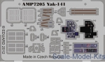 Photo-etched parts: Photoetched set for ART Model Yak-141, AMP, Scale 1:72