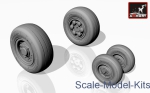 Detailing set: Panavia "Tornado" wheels, ver."a", Armory, Scale 1:72