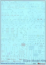 BD72037 Decal for Mikoyan MiG-29 complete stencil