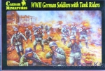 CMH077 1/72 Caesar Miniatures H077 - WWII German Soldiers with Tank Riders