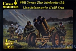 CMH093 WWII German 21cm Nebelwerfer 42 and 8,8 cm Raketenwerfer 43 with crew