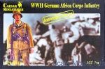 WWII German: 1/72 Caesar Miniatures M7713 - German Africa Corps Infantry, Caesar Miniatures, Scale 1:72