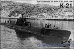 CG70229FH 1/700 Combrig Models 70229FH - Type K Submarine XIV Series(K-21), 1940 USSR
