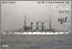 CG70458 USS BB-13 Virginia Battleship, 1906