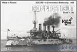 CG70463 USS BB-18 Connecticut Battleship, 1906