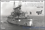 CG70464 1/700 Combrig Models 7046 - USS BB-19 Louisiana Battleship, 1906
