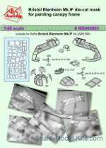 DAN-MS480003 Mask for Bristol Blenheim Mk.IF for Airfix kit