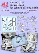 DAN-MS720009 Mask for U1B/1C/1F for Italeri kit