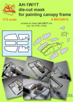 DAN-MS720010 Mask for AH-1W/1T for Italeri kit