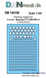 DAN144106 Painting masks for model Boeing 777-300 