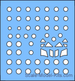 Painting mask for model Tu-134UBL (Crusty-B), Zvezda kit