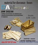 DAN35236 Material for dioramas - boxes, 2 pcs