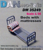 DAN35249 Military beds with mattress, 2pcs