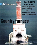 DAN35271 Country furnace and two figures (resin) from ASR sculpture