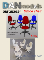 Accessories for diorama. Office chair 4 pcs