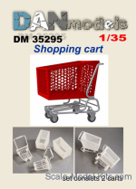 Accessories for diorama. Shopping cart 2 pcs