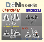 DAN35334 Accessories for diorama. Chandeliers 4 pcs