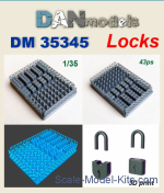 DAN35345 Padlocks, 43 pcs