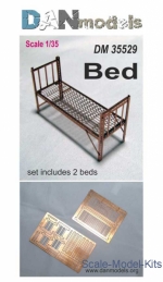 DAN35529 Military bed, 2 pcs.