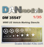 DAN35547 US Vehicle Marking Stencils (WWII)
