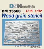DAN35560 Wood grain stencil