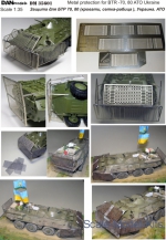 DAN35601 Metal protection for BTR-70/80, ATO East Ukraine 2014