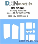 DAN35800 Painting masks for model Zil-131, ICM kit