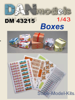 Paper material for diorams.Cardboard boxes in stock. Set # 1