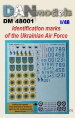 Decal: Identification marks of the Ukrainian Air Force + signs Ghost of Kyiv