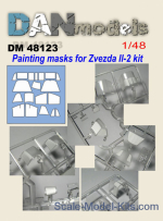 DAN48123 Painting masks for IL - 2, Zvezda kit