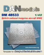 DAN48533 Stencil for WWII RAF National insignia