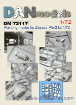 Mask for Pe-2 Zvezda kit