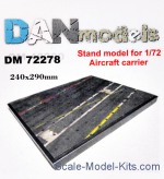 DAN72278 Display stand. Aircraft carrier, 240x290 mm