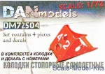 Detailing set: Aircraft chocks, set #2, DAN Models, Scale 1:72