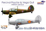 DW7202D Percival Proctor & Vega Gull (Military Service)