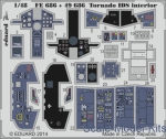 EDU-49686 Photoetched set 1/48 Tornado IDS interior (self adhesive), for Revell kit