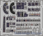 Photo-etched parts: Photoetched set for Ju 88A-4 interior, ICM kit, Eduard, Scale 1:48