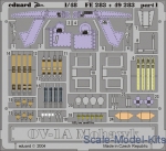 Photo-etched parts: Photoetched set 1/48 OV-1A Mohawk Color, for Roden kit, Eduard, Scale 1:48